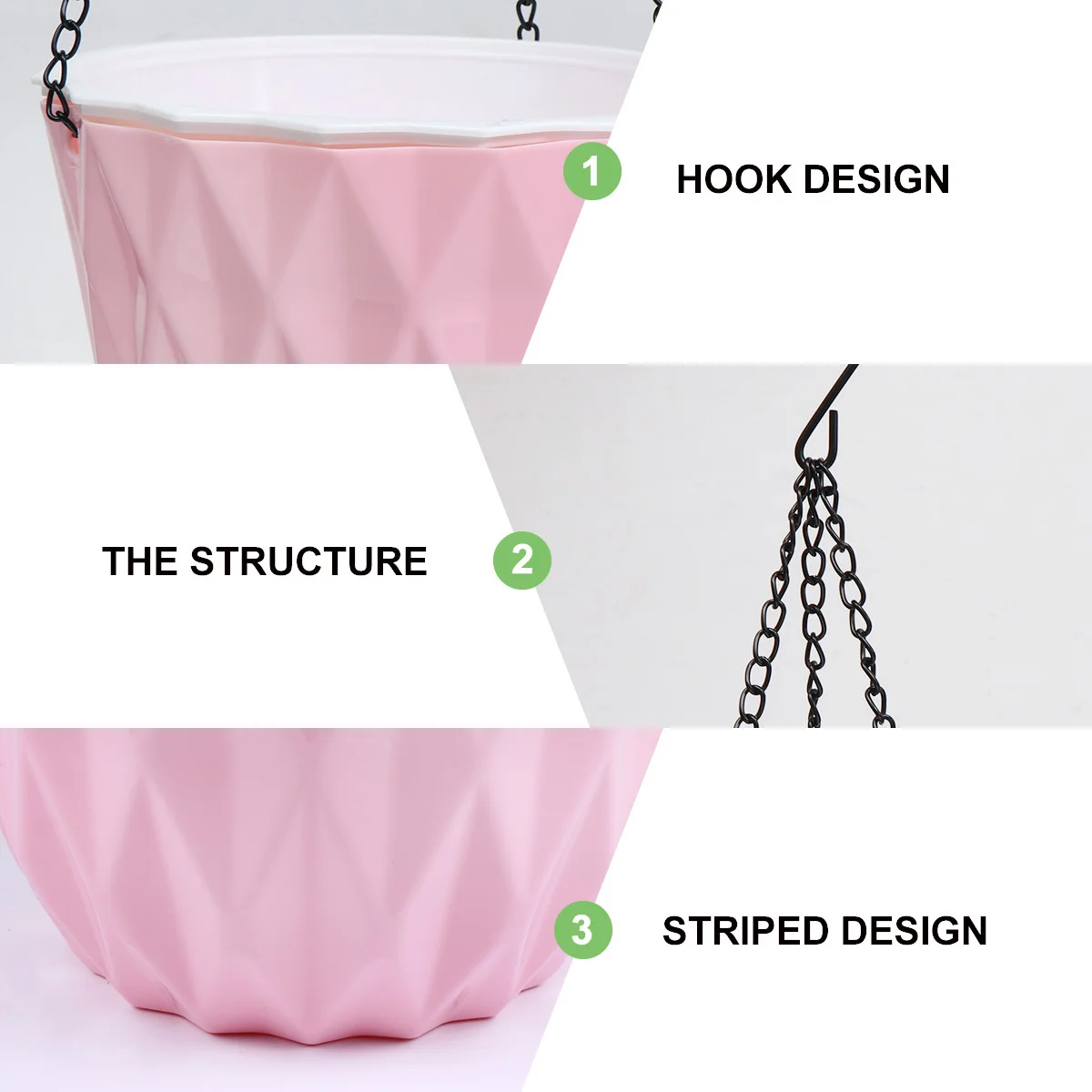1pc Hanging Flower Pot Plastic Bowl Flower Pot For Indoor Outdoor Breathable Plant Holder With Water Block Durable
1pc Hanging Flower Pot Plastic Bowl Flower Pot For Indoor Outdoor Breathable Plant Holder With Water Block Durable