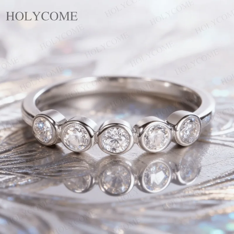 Bubble Ring D Color Custom Moissanite Round 3mm/3.5mm/4mm VVS1 Fine Quality Jewelry For Women Birthday Wedding Gifts Charms
Bubble Ring D Color Custom Moissanite Round 3mm/3.5mm/4mm VVS1 Fine Quality Jewelry For Women Birthday Wedding Gifts Charms