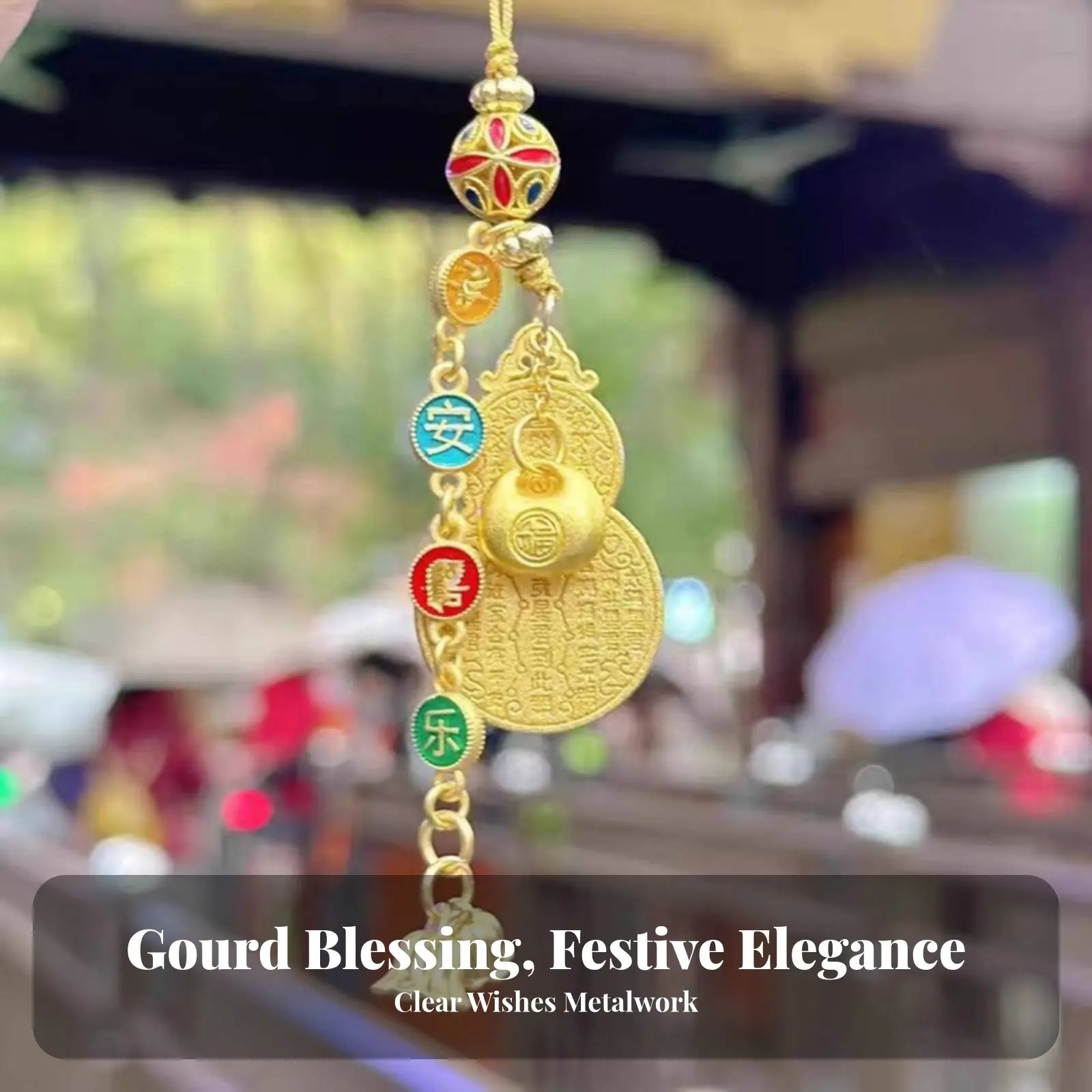 Gourd Charm, Peace & Happiness Amulet, 2025 Snake Year, Phone Hanging Charm, Bag Decoration, Auspicious Accessory
Gourd Charm, Peace & Happiness Amulet, 2025 Snake Year, Phone Hanging Charm, Bag Decoration, Auspicious Accessory