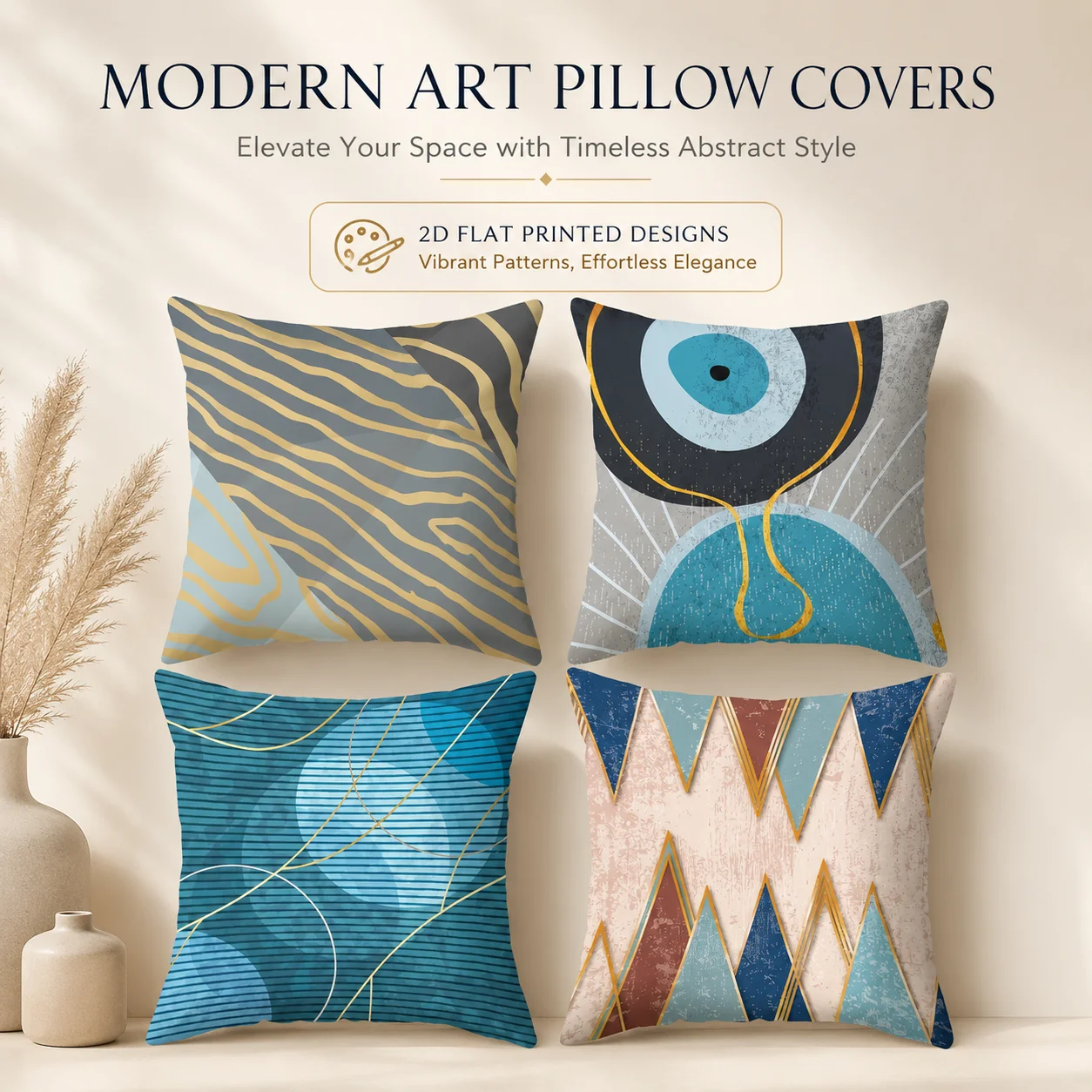 Modern Abstract Cushion Covers 2D Flat Printed Peach Skin Set Of 4 Luxury Geometric Coussin Throw Pillow Case Room Decor Art
Modern Abstract Cushion Covers 2D Flat Printed Peach Skin Set Of 4 Luxury Geometric Coussin Throw Pillow Case Room Decor Art