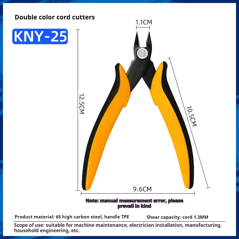 Model cutters, sprue pliers, plastic nail art wire, 170 electronic pliers, 5-inch sharp beveled pliers, up to industrial use
Model cutters, sprue pliers, plastic nail art wire, 170 electronic pliers, 5-inch sharp beveled pliers, up to industrial use