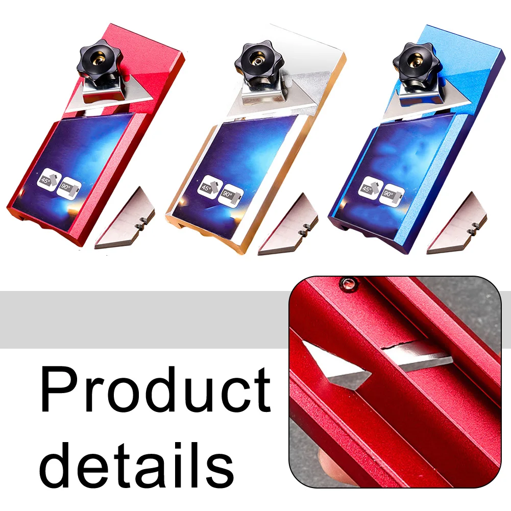 1Pc Waterproof Chamfer Burr Trimmer 45 Degrees W/ 10 Blades For Woodworking Manual Right Angle Chamfering Planer Tool Parts
1Pc Waterproof Chamfer Burr Trimmer 45 Degrees W/ 10 Blades For Woodworking Manual Right Angle Chamfering Planer Tool Parts