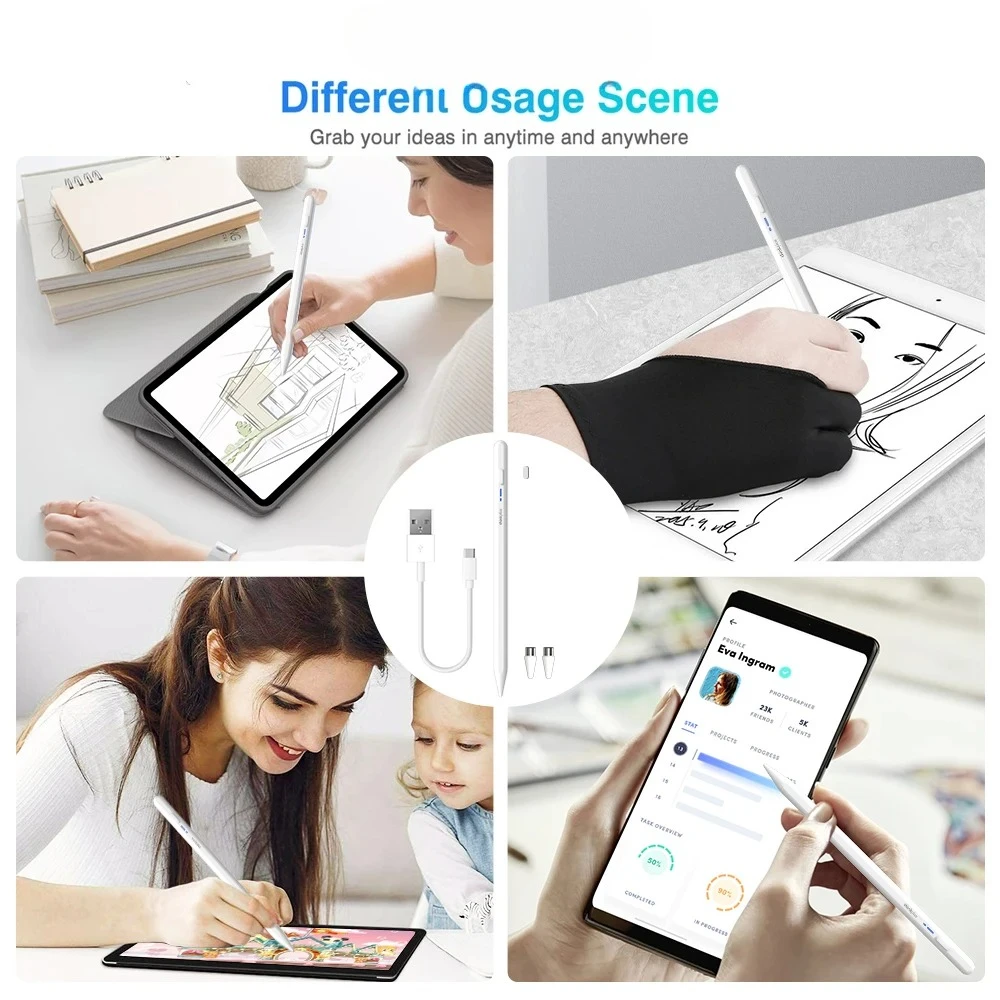 Stylus Pen For Lenovo Thinkplus BP16 Universal Android Mobile Phone Capacitive Touchscreen Pen For iPad Huawei Apple Xiaomi
Stylus Pen For Lenovo Thinkplus BP16 Universal Android Mobile Phone Capacitive Touchscreen Pen For iPad Huawei Apple Xiaomi