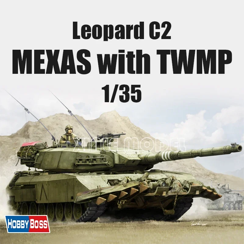 Комплект пластиковой собранной модели танка Trumpeter 84557 Leopard C2 MEXAS с шириной гусеницы TWMP Mine Plow 1/35
Комплект пластиковой собранной модели танка Trumpeter 84557 Leopard C2 MEXAS с шириной гусеницы TWMP Mine Plow 1/35