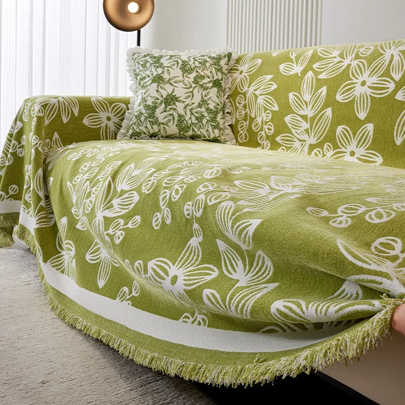Chenille Green Leaf Sofa Cover Anti Cat Scratch Non-slip Blanket Sofa Towel for Living Room Furniture Decor Tapestry Couch Cover
Chenille Green Leaf Sofa Cover Anti Cat Scratch Non-slip Blanket Sofa Towel for Living Room Furniture Decor Tapestry Couch Cover
