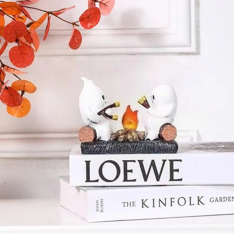 Halloween Flame Two Little Ghosts Craft Desktop Decorative Ornaments Home Decor Accessories Figurines
Halloween Flame Two Little Ghosts Craft Desktop Decorative Ornaments Home Decor Accessories Figurines