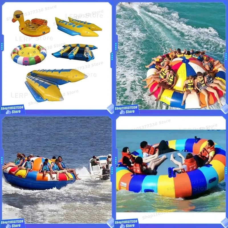 Inflatable Spinning UFO Towable Tube for Water Entertainment Inflatable Water Rotating Disco Boat
Inflatable Spinning UFO Towable Tube for Water Entertainment Inflatable Water Rotating Disco Boat