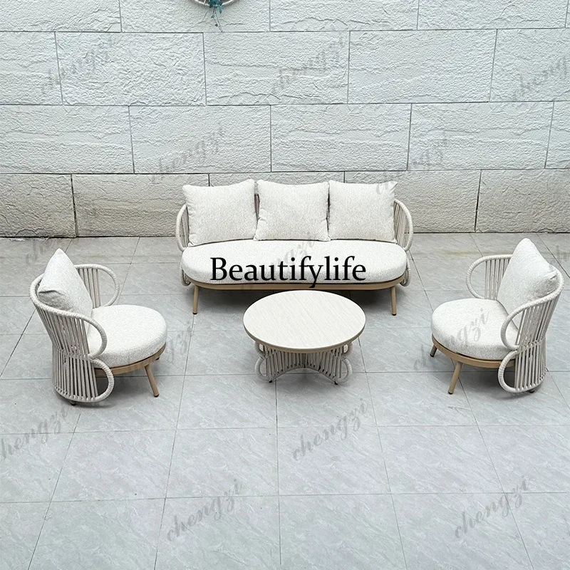 Outdoor Rattan Sofa Courtyard Terrace Resort Hotel Villa Homestay Garden Leisure Braided Sofa
Outdoor Rattan Sofa Courtyard Terrace Resort Hotel Villa Homestay Garden Leisure Braided Sofa