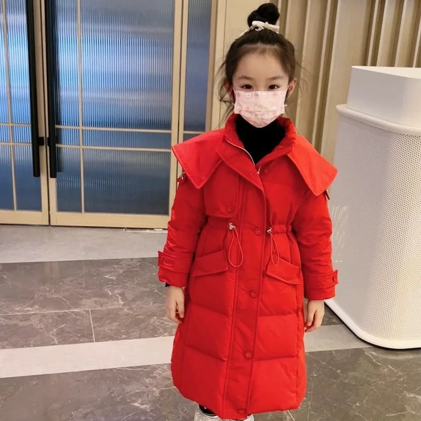 Girls Coat 2024 New Girl Waist Korean Version Mid-length Down Padded Jacket Fashion Little Girl Casual Padded Jacket Fashion
Girls Coat 2024 New Girl Waist Korean Version Mid-length Down Padded Jacket Fashion Little Girl Casual Padded Jacket Fashion