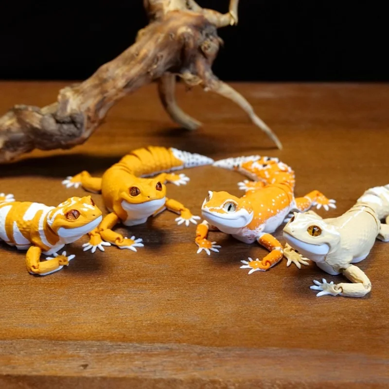 15 Cm 3d-Printed Leopard Gecko Articulated Action Figure Model Simulation Movable Crawling Pet Desktop Art Collection Toy
15 Cm 3d-Printed Leopard Gecko Articulated Action Figure Model Simulation Movable Crawling Pet Desktop Art Collection Toy