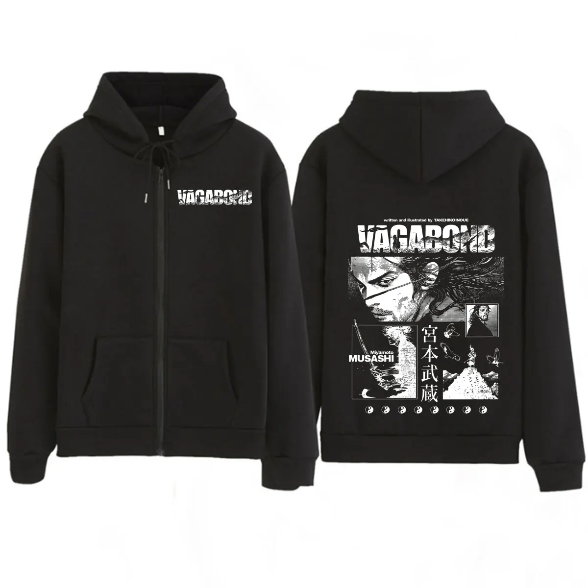 Anime Vagabond Miyamoto Musashi Manga Zipper Hoodies Men Women Fashion Clothing Winter Casual Long Sleeve Oversized Streetwears
Anime Vagabond Miyamoto Musashi Manga Zipper Hoodies Men Women Fashion Clothing Winter Casual Long Sleeve Oversized Streetwears
