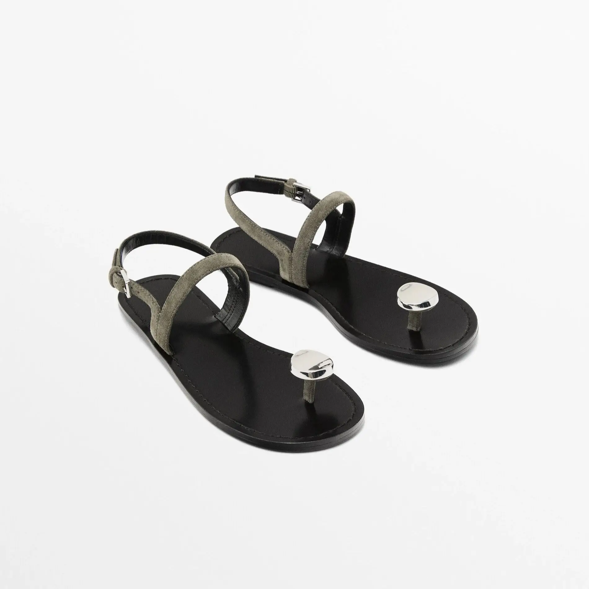 Женские сандалии на плоской подошве из воловьей кожи с ментальными кольцами и пряжками-ловушками с круглым носком, летняя универсальная пляжная обувь ручной работы для отдыха и отпуска
Женские сандалии на плоской подошве из воловьей кожи с ментальными кольцами и пряжками-ловушками с круглым носком, летняя универсальная пляжная обувь ручной работы для отдыха и отпуска