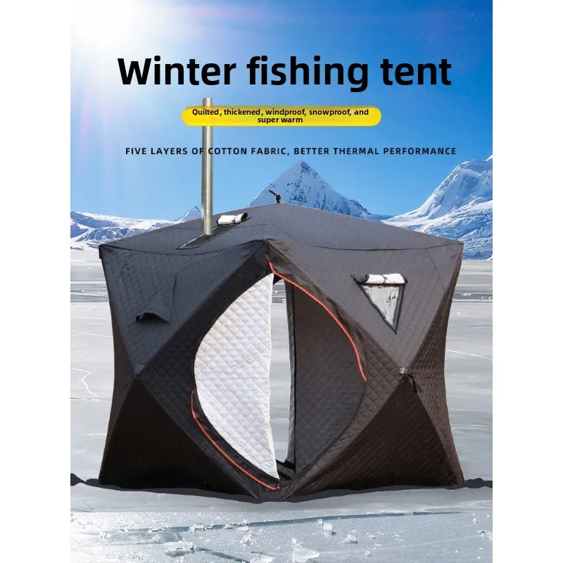 Tent Winter, Fishing To Keep Warm and Cold, Ice Fishing 1.8M for 2-3 People, Ice Nails, Wind Rope
Tent Winter, Fishing To Keep Warm and Cold, Ice Fishing 1.8M for 2-3 People, Ice Nails, Wind Rope