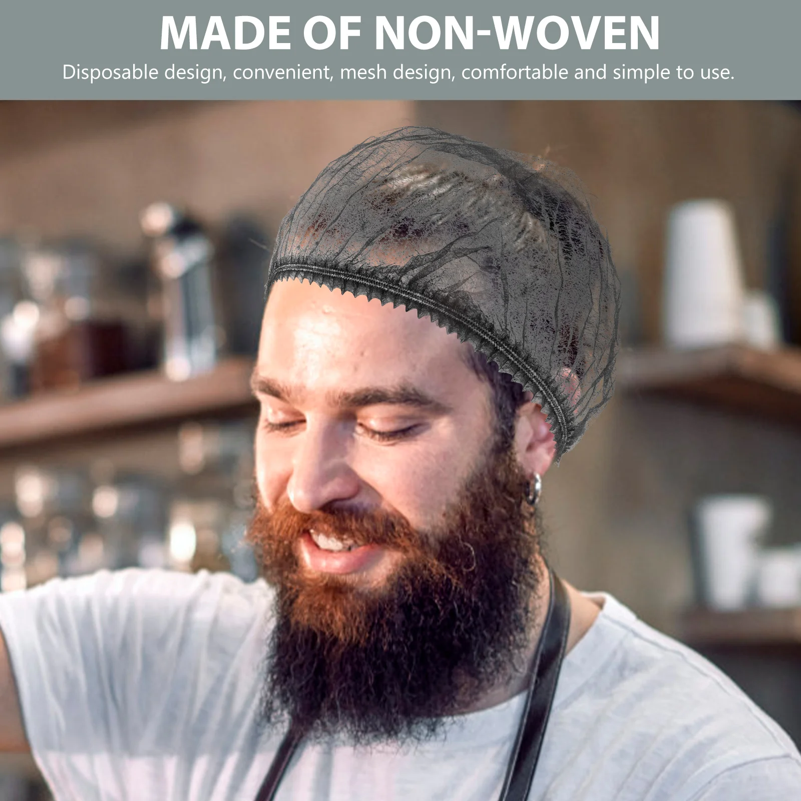 100pcs Disposable Cleaning Cap Non woven Mesh Hairnets 21 Inch Black Dust proof Chef Cap Food Workshop Head Cover
100pcs Disposable Cleaning Cap Non woven Mesh Hairnets 21 Inch Black Dust proof Chef Cap Food Workshop Head Cover
