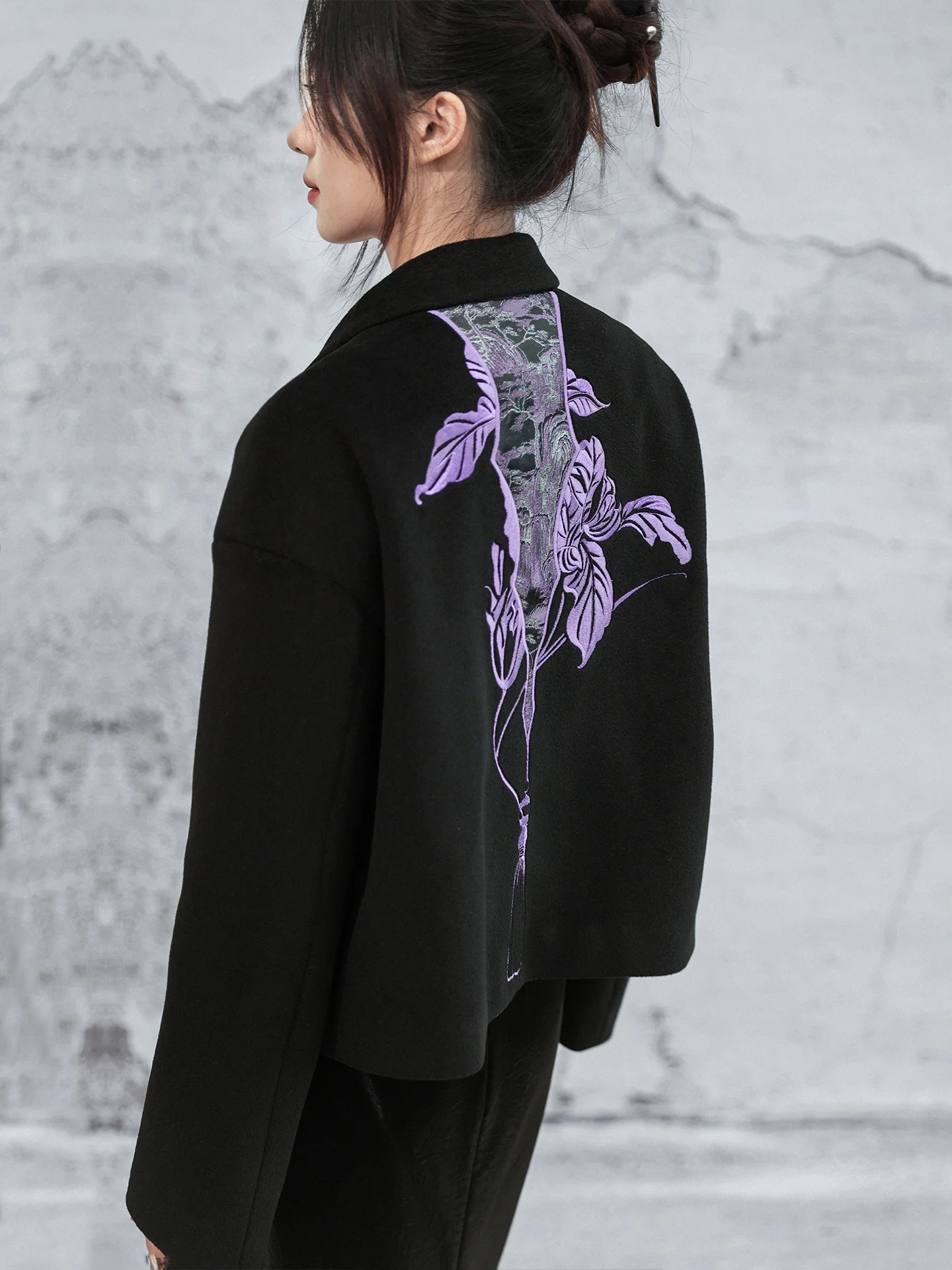 Ele ort Шерстяная куртка с тяжелой вышивкой, черно-фиолетовое твидовое пальто с узором «елочка» Fem Commuter Vintage Sle Coat
Ele ort Шерстяная куртка с тяжелой вышивкой, черно-фиолетовое твидовое пальто с узором «елочка» Fem Commuter Vintage Sle Coat