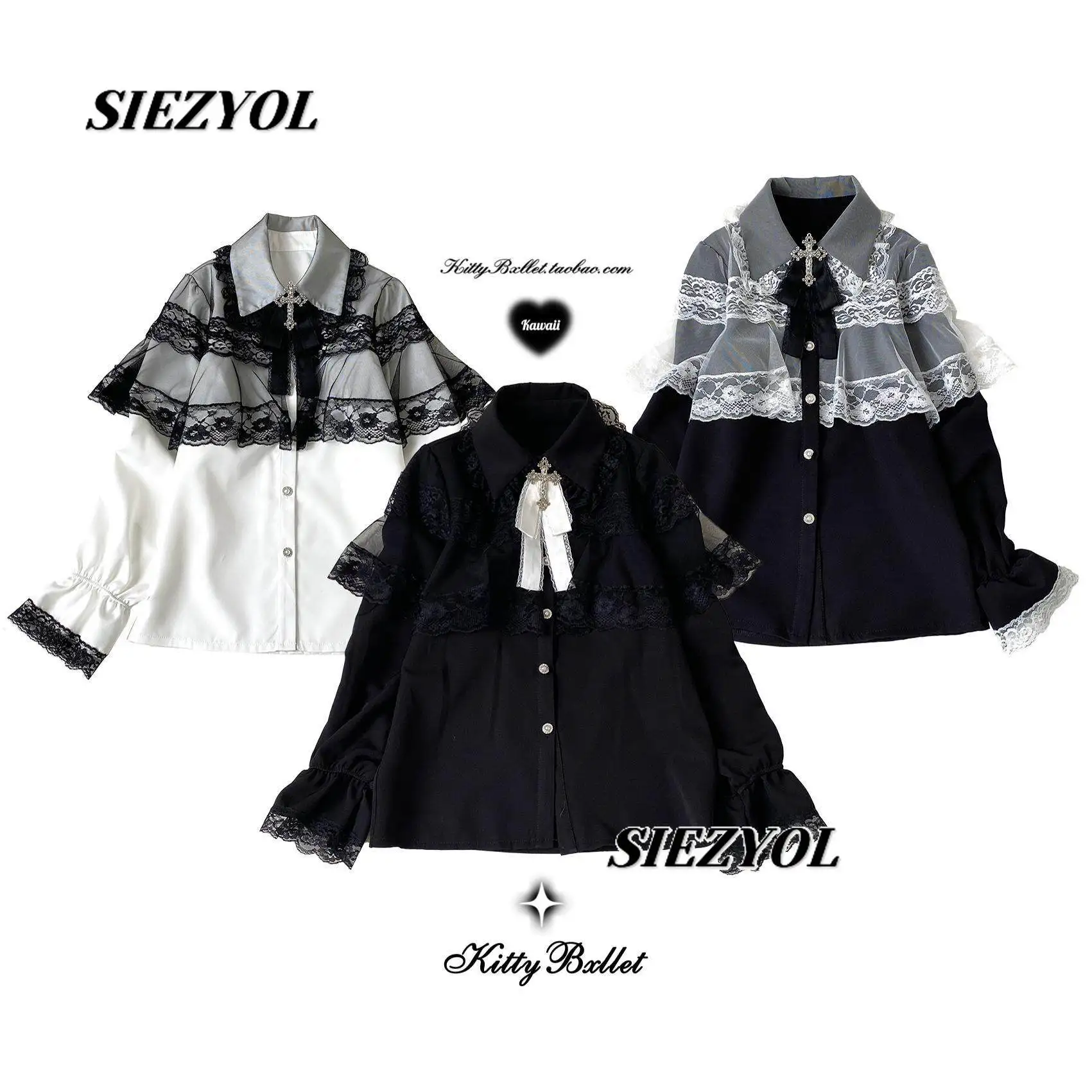 Sweet Girl Easiest for Match Tops Spring & Fall New Arrival Original Mine Series Elegance Lace Cloak Long Sleeves Shirt
Sweet Girl Easiest for Match Tops Spring & Fall New Arrival Original Mine Series Elegance Lace Cloak Long Sleeves Shirt