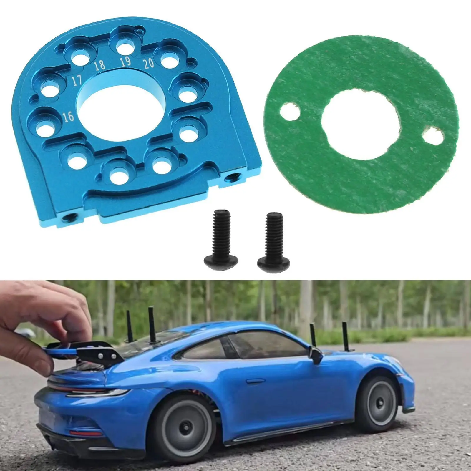 RC Car Parts Replace Professional Sturdy Lightweight Easy to Install RC Models Seat Metal Motor Mount 54558 Accessories for TT02
RC Car Parts Replace Professional Sturdy Lightweight Easy to Install RC Models Seat Metal Motor Mount 54558 Accessories for TT02