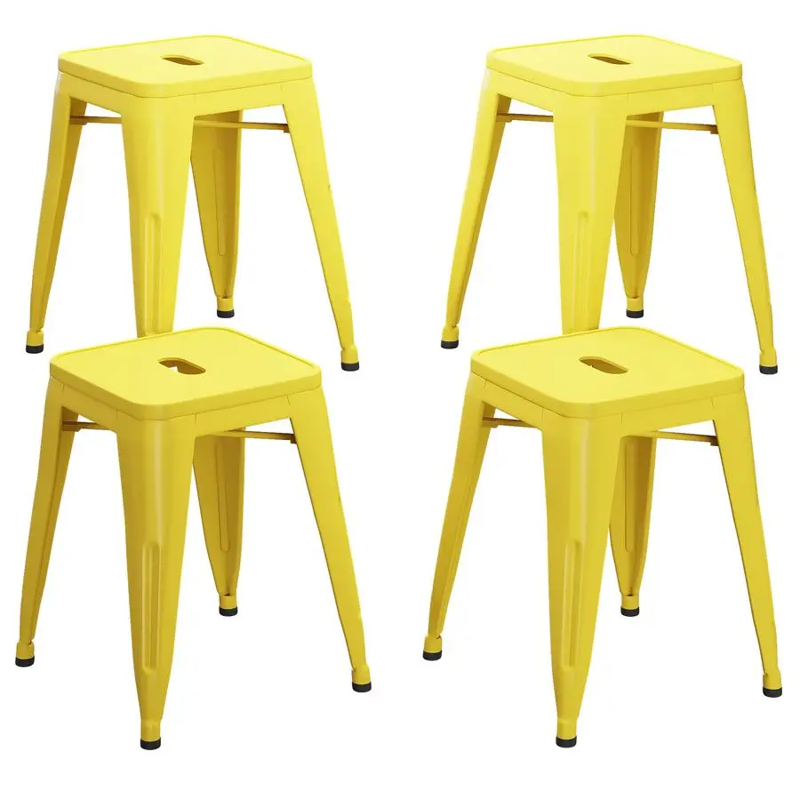 18 Inch Stools Set of 4 Dining Room Chairs Vintage Stackable BacklessStools for Classroom Back to School Home Kitchen
18 Inch Stools Set of 4 Dining Room Chairs Vintage Stackable BacklessStools for Classroom Back to School Home Kitchen