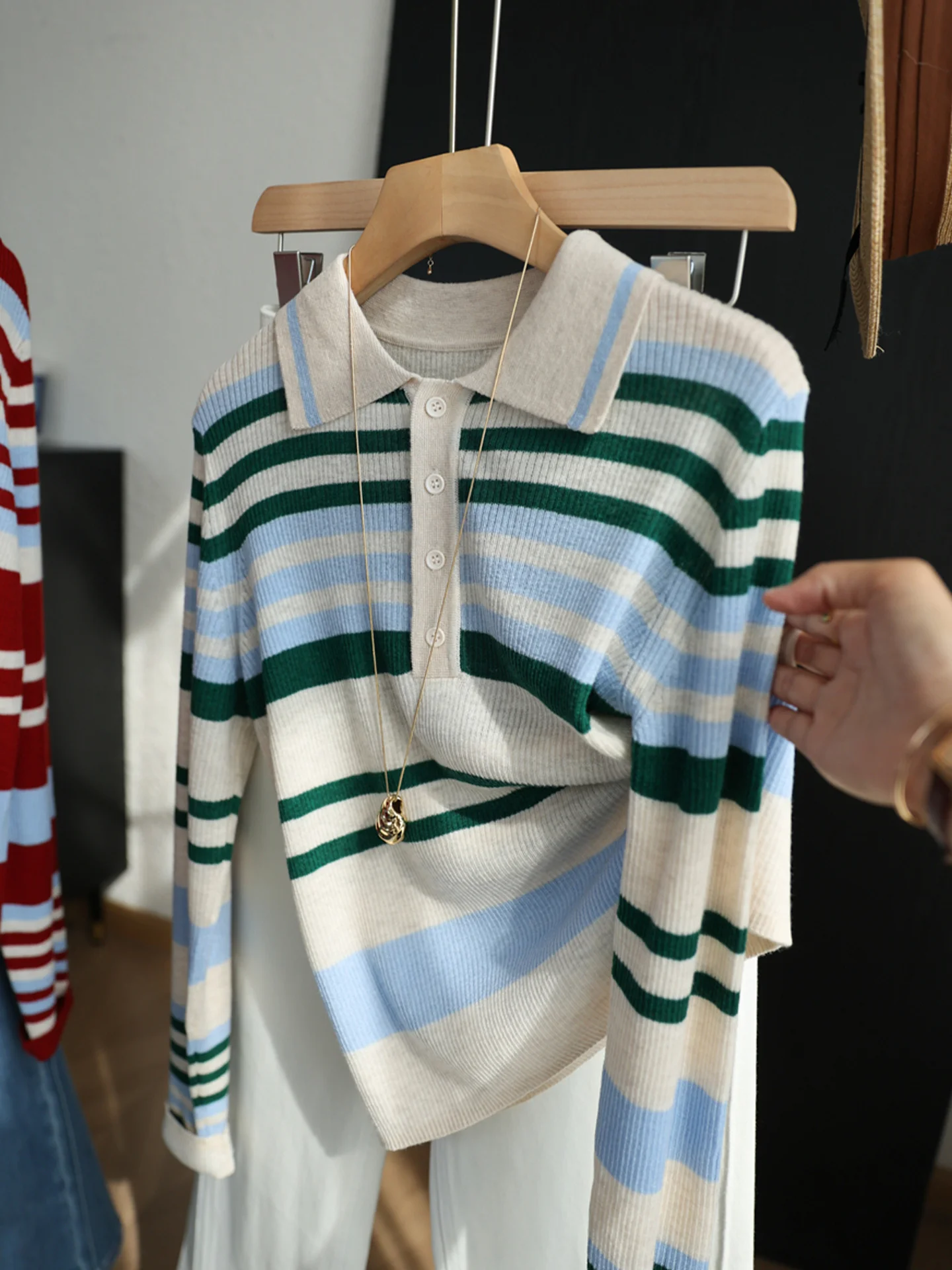 Commuter Sle Korean Version Pullover Long Sve Collar Soft Knitted Sweater Color Blo Slimming Autumn Faion for W...
Commuter Sle Korean Version Pullover Long Sve Collar Soft Knitted Sweater Color Blo Slimming Autumn Faion for W...