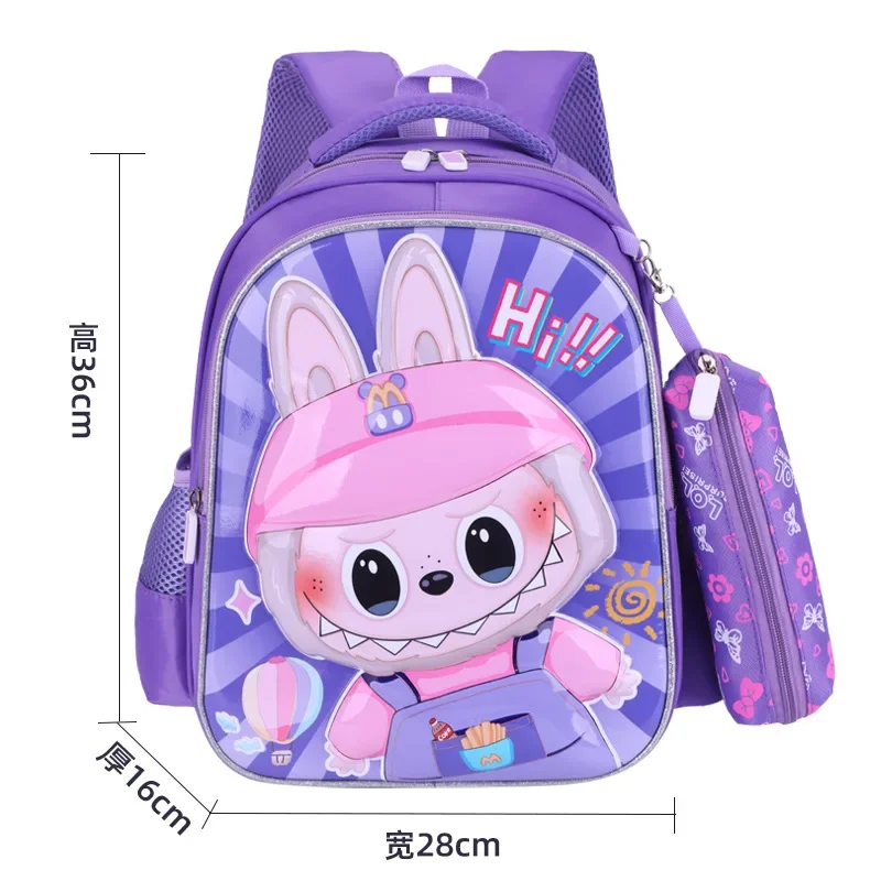 Light Schoolbag for Primary School Students Grade 1-5 Cartoon 3D LABUBU Backpack 14-inch Children's Schoolbag Pencil Bag
Light Schoolbag for Primary School Students Grade 1-5 Cartoon 3D LABUBU Backpack 14-inch Children's Schoolbag Pencil Bag