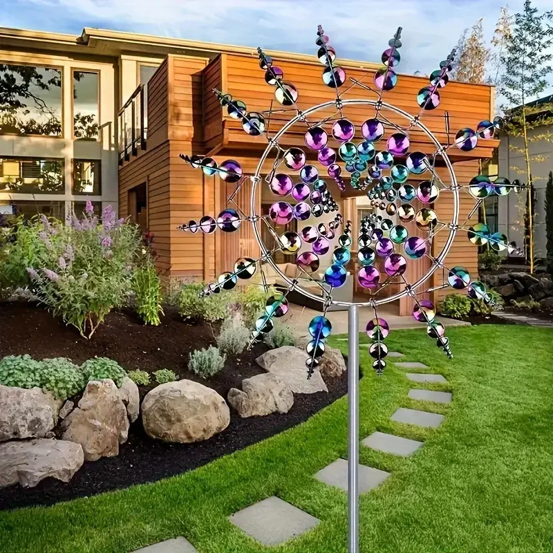 1PC Outdoor Courtyard Magical Dynamic Metal Windmill Rotator Color Creative Terrace Garden Decoration Wind Chime Wind Catcher
1PC Outdoor Courtyard Magical Dynamic Metal Windmill Rotator Color Creative Terrace Garden Decoration Wind Chime Wind Catcher
