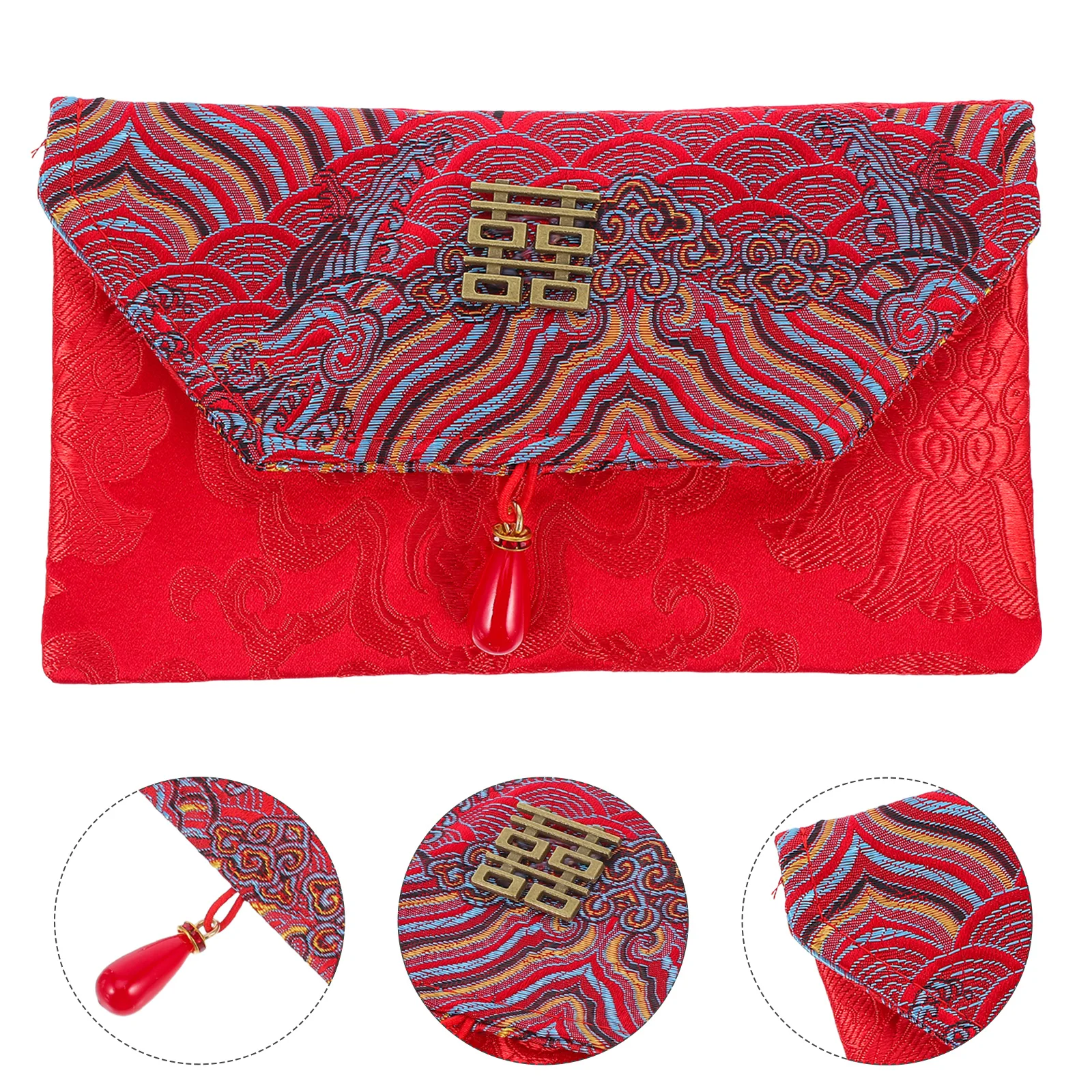 Красные конверты, китайский свадебный конверт для денежных карт на удачу, Хун Бао, традиционный стиль, весенний фестиваль, новогоднее празднование 
Красные конверты, китайский свадебный конверт для денежных карт на удачу, Хун Бао, традиционный стиль, весенний фестиваль, новогоднее празднование