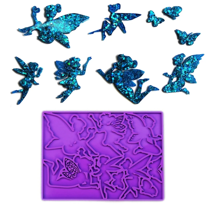 Glossy Elf Angel-shape Ornaments Silicone Epoxy Resin Mold DIY Keychain Pendant Jewelry for Valentine Gift Craft
Glossy Elf Angel-shape Ornaments Silicone Epoxy Resin Mold DIY Keychain Pendant Jewelry for Valentine Gift Craft