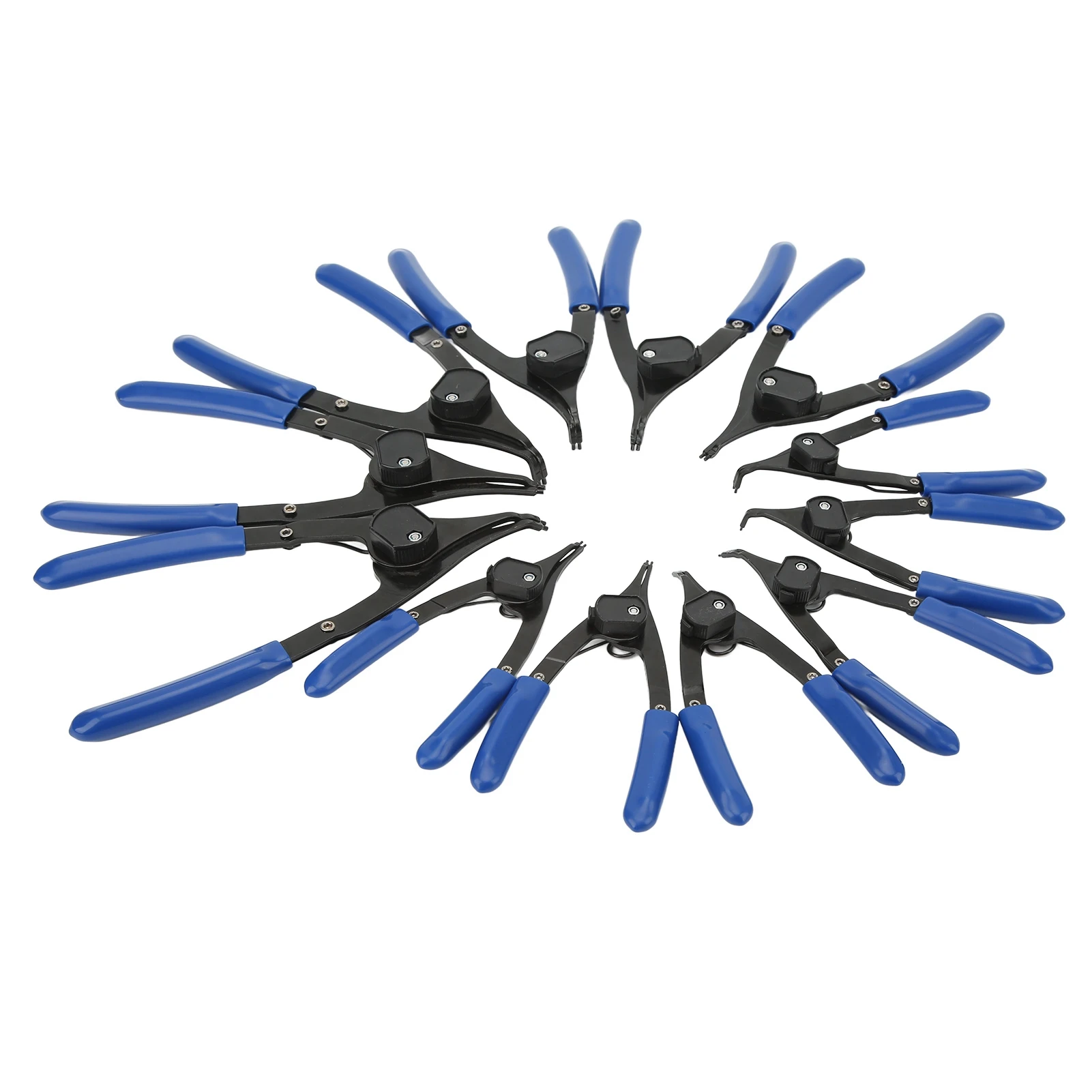 12Pcs Snap Ring Pliers Set Straight Bent Jaw Universal Internal External Circlip Plier
12Pcs Snap Ring Pliers Set Straight Bent Jaw Universal Internal External Circlip Plier