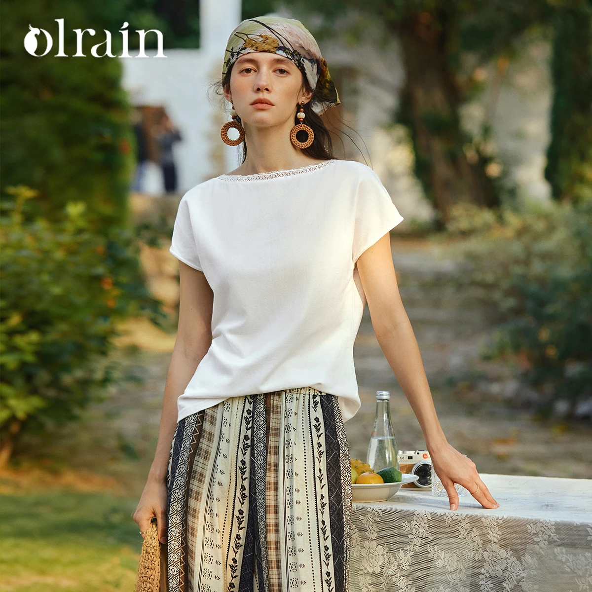 Футболка OLrain French White Minimalist с коротким рукавом, новинка лета 2026, модный повседневный топ с открытыми плечами и кружевной отделкой O58XT005388
Футболка OLrain French White Minimalist с коротким рукавом, новинка лета 2026, модный повседневный топ с открытыми плечами и кружевной отделкой O58XT005388