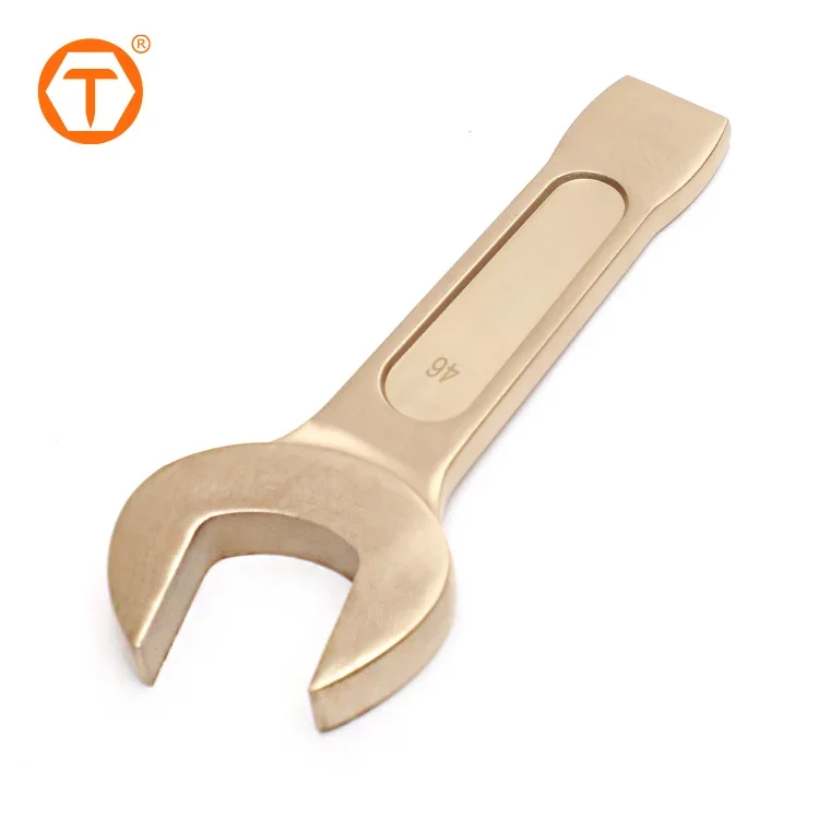 Non Sparking 36mm 46mm Slogging Wrench Non-sparking Tools Striking Single Open End Spanner
Non Sparking 36mm 46mm Slogging Wrench Non-sparking Tools Striking Single Open End Spanner