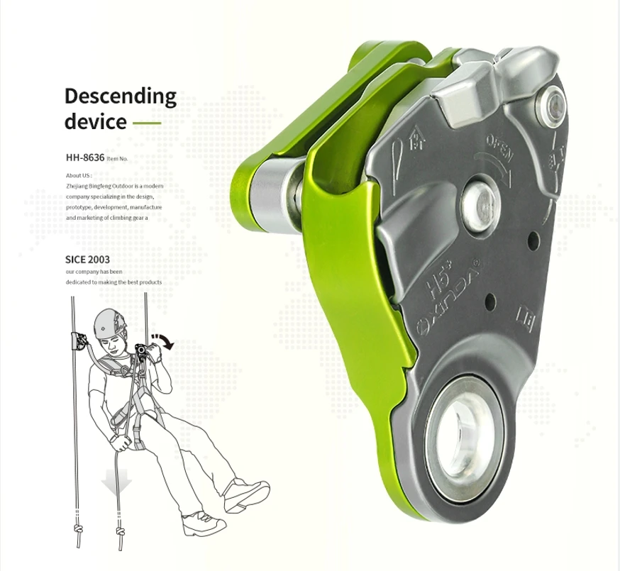 Xinda New Design High Quality Descender Fall Arrester For Safety Climbing Pulley Working At Height
Xinda New Design High Quality Descender Fall Arrester For Safety Climbing Pulley Working At Height