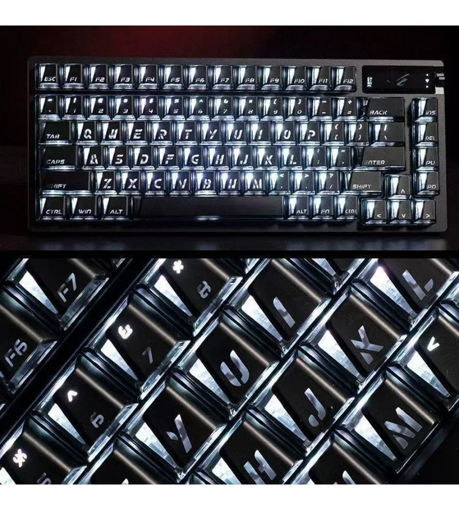 Prism two-color light-transmitting keycap MDA height PC material personalized mechanical keyboard keycap white
Prism two-color light-transmitting keycap MDA height PC material personalized mechanical keyboard keycap white