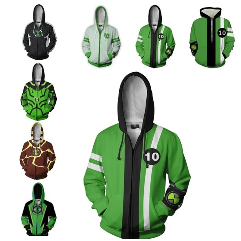 Аниме Tennyson Ben 10, толстовка для косплея, пуловер с героями мультфильмов, толстовка с капюшоном для взрослых и мужчин, фантазия, куртка на Хэллоуин, уличная одежда, пальто
Аниме Tennyson Ben 10, толстовка для косплея, пуловер с героями мультфильмов, толстовка с капюшоном для взрослых и мужчин, фантазия, куртка на Хэллоуин, уличная одежда, пальто