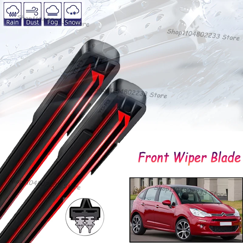 2pcs Wiper Front Wiper Blades Set For Citroen C3 MK2 Hatchback 2009 - 2016 Windshield Windscreen Window 26"+16"
2pcs Wiper Front Wiper Blades Set For Citroen C3 MK2 Hatchback 2009 - 2016 Windshield Windscreen Window 26"+16"