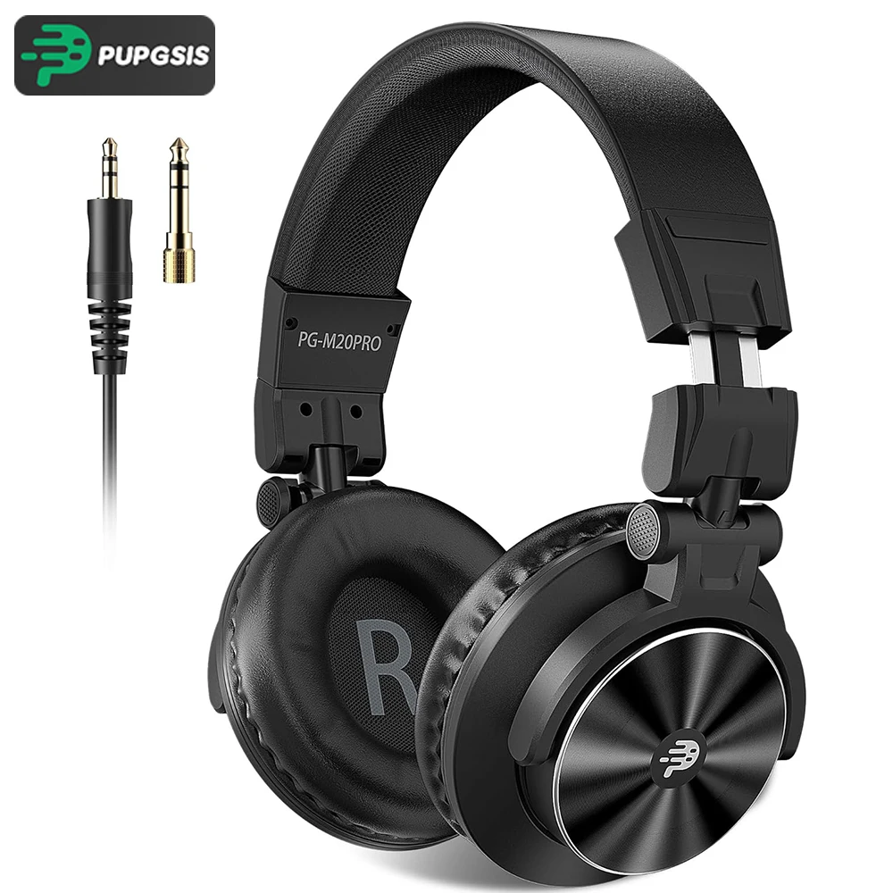 Studio Headphones DJ Headphones Professional 40kHz Hi-Res Stereo 3.5mm/6.35mm Audio Jack Wired Recording Headphone Audio Monitor
Studio Headphones DJ Headphones Professional 40kHz Hi-Res Stereo 3.5mm/6.35mm Audio Jack Wired Recording Headphone Audio Monitor