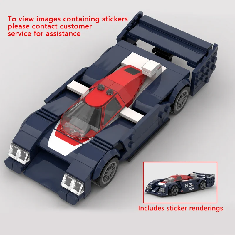 Speed Racing Car Model MOC Building Bricks GTP-ZX WEC IMSA Le Mans Modular Technology Children Holiday Gifts Assemble Toys Suit
Speed Racing Car Model MOC Building Bricks GTP-ZX WEC IMSA Le Mans Modular Technology Children Holiday Gifts Assemble Toys Suit
