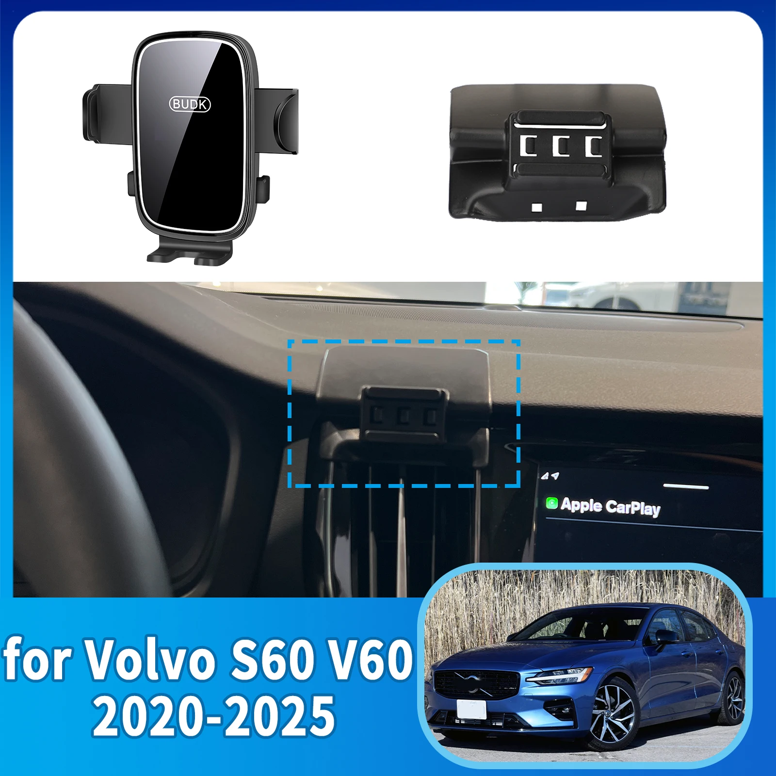 Accessories Car Mobile Phone Holder for Volvo S60 V60 2020~2025 GPS Bracket Navigation Stand Auto
Accessories Car Mobile Phone Holder for Volvo S60 V60 2020~2025 GPS Bracket Navigation Stand Auto