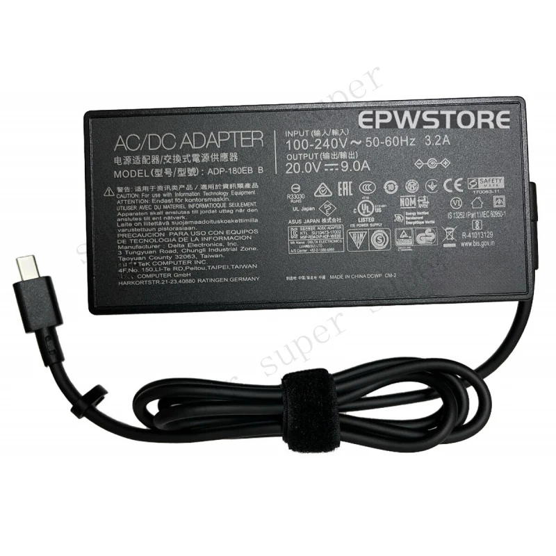 Зарядное устройство S+ 20V 9A 180W для ноутбука ASUS ROG Zephyrus G14 (2024) GA403
Зарядное устройство S+ 20V 9A 180W для ноутбука ASUS ROG Zephyrus G14 (2024) GA403
