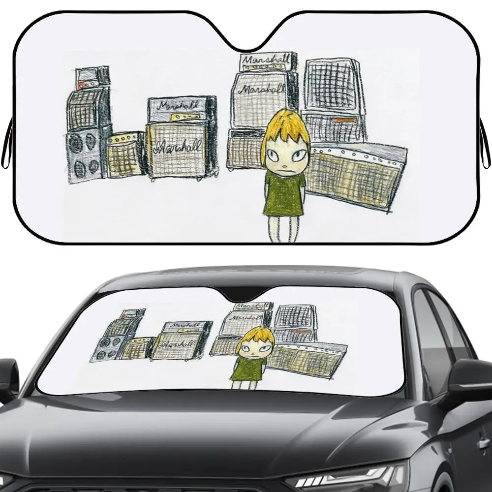 N-Nara Y-Yoshitomo Sun Visor Reusable Aluminum Foil UV Protector Heat Five-Layer Insulation Windshield Sunshades
N-Nara Y-Yoshitomo Sun Visor Reusable Aluminum Foil UV Protector Heat Five-Layer Insulation Windshield Sunshades