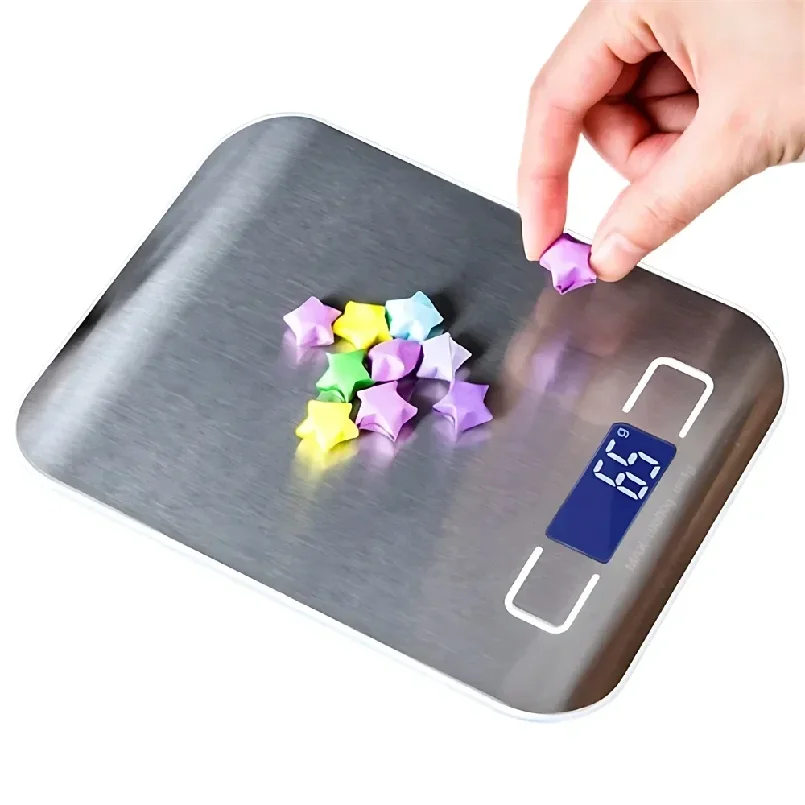 10kg/1g Digital Kitchen Scale LED Stainless Steel High-precision Electronic Scales Home Jewelry Food Weighing Baking
10kg/1g Digital Kitchen Scale LED Stainless Steel High-precision Electronic Scales Home Jewelry Food Weighing Baking