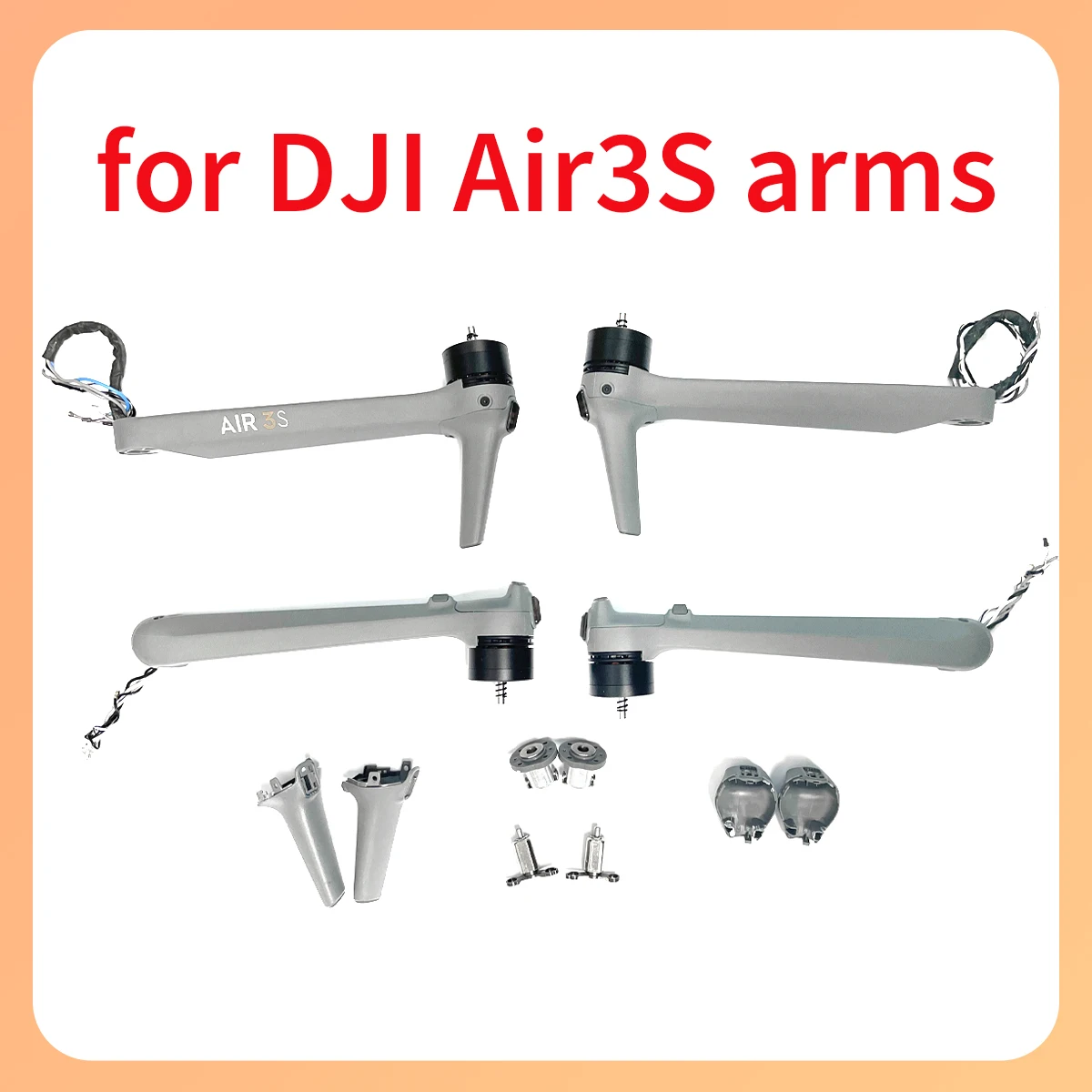 Original Factory Air3s Front, Rear, Left, and Right Arm With Motor, Footrest, Foot Pad, Hinge and Pivot Suitable for DJI Air3s
Original Factory Air3s Front, Rear, Left, and Right Arm With Motor, Footrest, Foot Pad, Hinge and Pivot Suitable for DJI Air3s