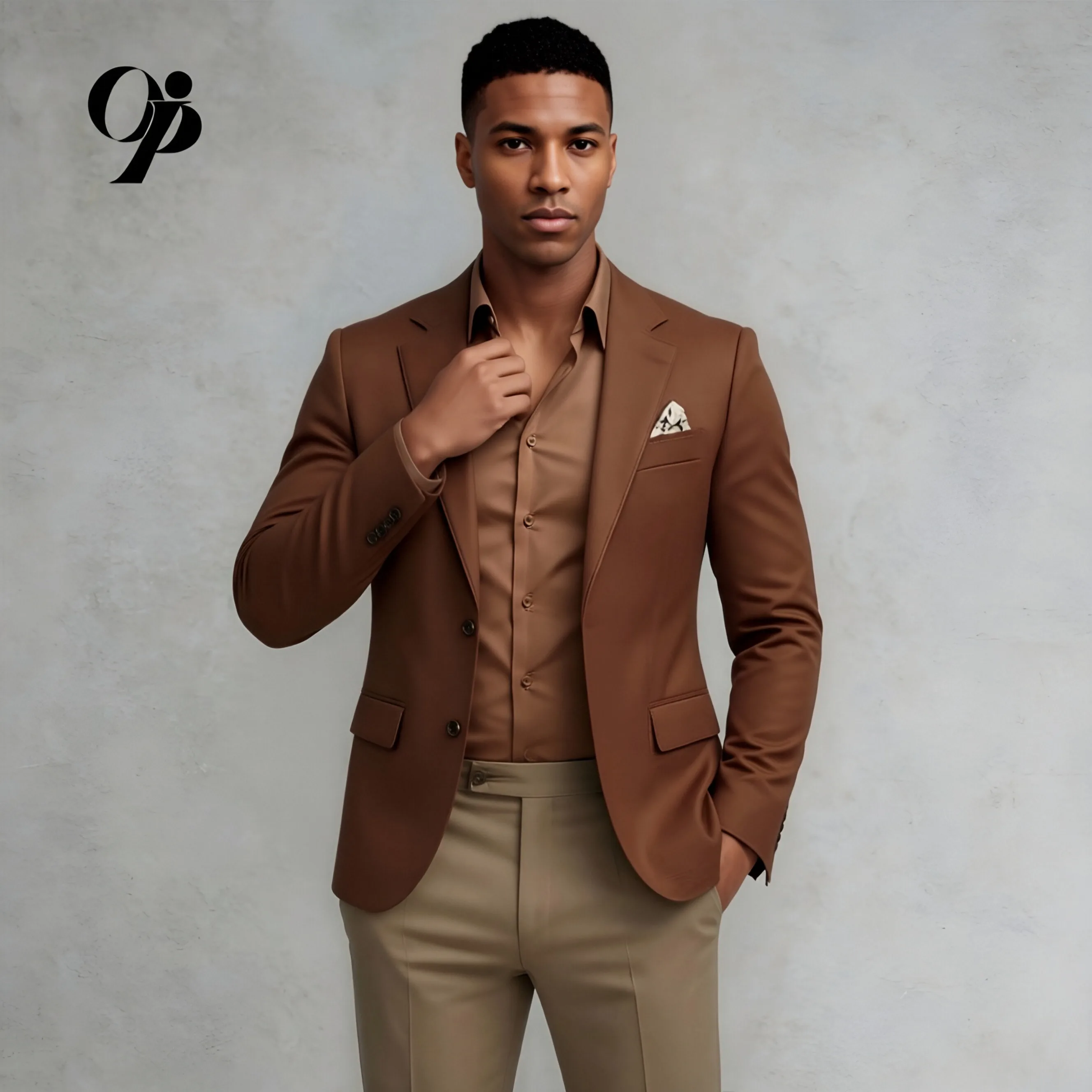 Men's Brown & Khaki Contrast Suit 2-Piece Slim Fit - Smart Casual Business Jacket & Pants
Men's Brown & Khaki Contrast Suit 2-Piece Slim Fit - Smart Casual Business Jacket & Pants