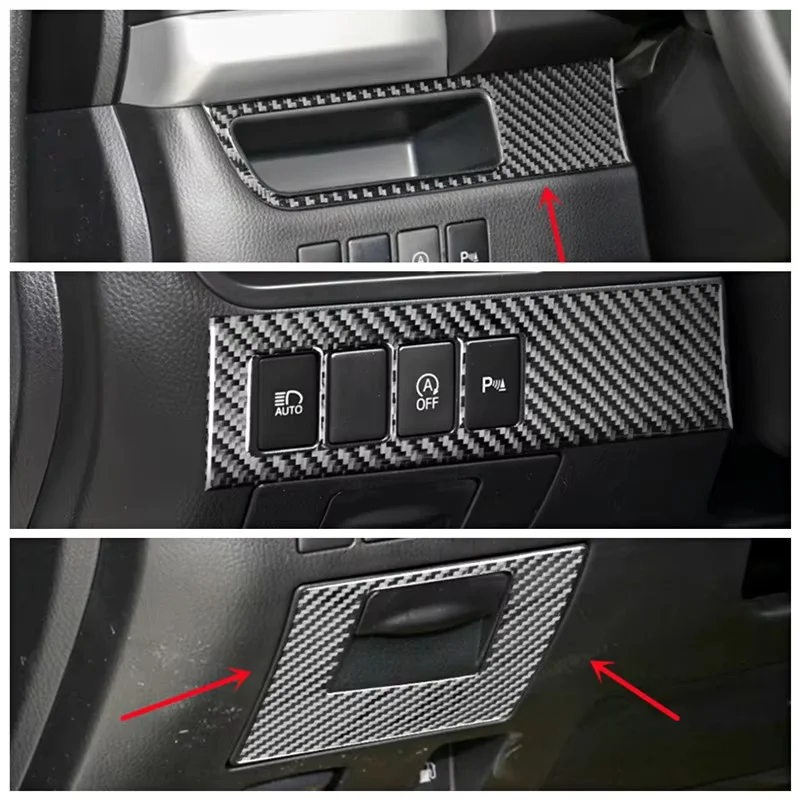 Car Dashboard Headlight Switch Panel Decorative Cover Trim Strips For Toyota Highlander Light Control Panel Stickers Car Styling
Car Dashboard Headlight Switch Panel Decorative Cover Trim Strips For Toyota Highlander Light Control Panel Stickers Car Styling