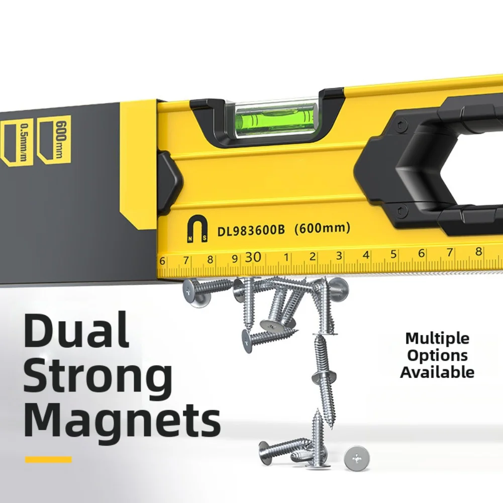 Прецизионная магнитная линейка уровня с сильным магнитным основанием для точных измерений угла, алюминиевый инструмент 300 мм и 500 мм
Прецизионная магнитная линейка уровня с сильным магнитным основанием для точных измерений угла, алюминиевый инструмент 300 мм и 500 мм