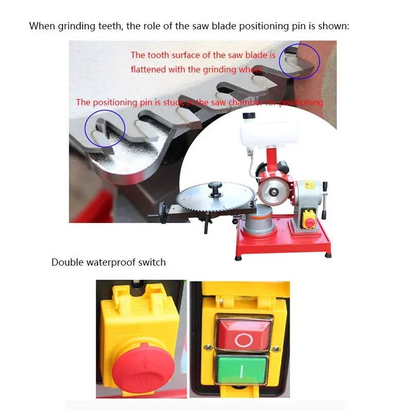 JMY8-70 Manual Knife Sharpener Carbide Circular Saw Blade Grinding Equipment Small Gear Grinder Machine for Tool Sharpening
JMY8-70 Manual Knife Sharpener Carbide Circular Saw Blade Grinding Equipment Small Gear Grinder Machine for Tool Sharpening