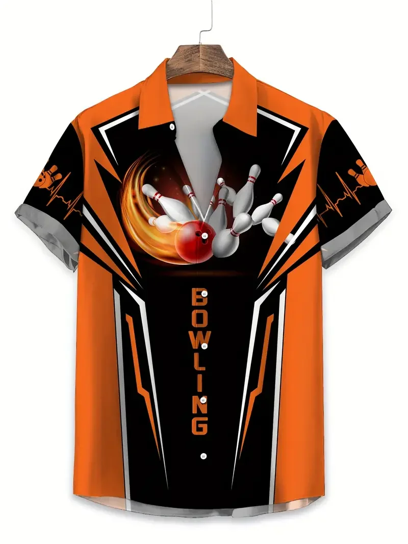 Shirt Man Bowling Ball 3D Printed Lapel Women Casual Fashion Short Sleeves Shirts Button Streetwear Oversized Unisex Clothing
Shirt Man Bowling Ball 3D Printed Lapel Women Casual Fashion Short Sleeves Shirts Button Streetwear Oversized Unisex Clothing