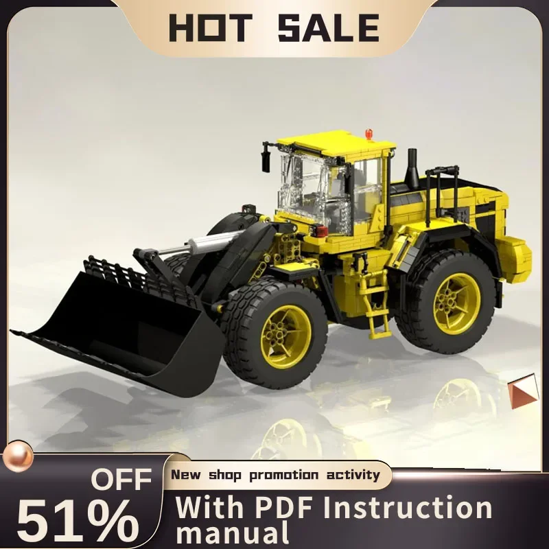 New 1568Pcs City Engineering Series Volvoed Wheel Loader Model Diy Creative Ideas Kid Toy Birthday Gift Technology Blocks Moc 
New 1568Pcs City Engineering Series Volvoed Wheel Loader Model Diy Creative Ideas Kid Toy Birthday Gift Technology Blocks Moc