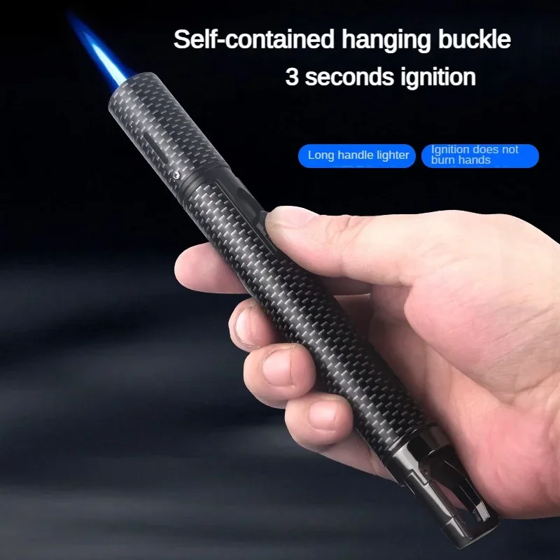 New HONEST Outdoor Windproof Long Gas Lighter Cigar Barbecue Ignition Gun Metal Material with Buckle Kitchen Tools
New HONEST Outdoor Windproof Long Gas Lighter Cigar Barbecue Ignition Gun Metal Material with Buckle Kitchen Tools