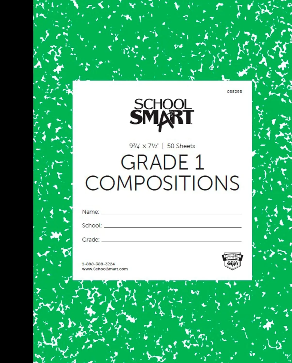 Grade 1 Skip-A-Line Composition Book, Green Cover, 50 Sheets/100 Pages, Size 9.75 x 7.75 Inches
Grade 1 Skip-A-Line Composition Book, Green Cover, 50 Sheets/100 Pages, Size 9.75 x 7.75 Inches