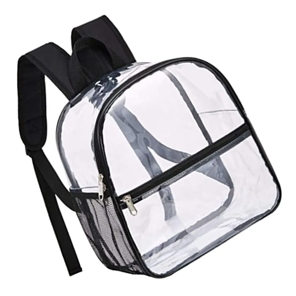 Clear Transparent Backpack Lightweight Large Capacity PVC Shoulder Book Bag Smooth Zipper Outdoor Travel Bag for Girls 
Clear Transparent Backpack Lightweight Large Capacity PVC Shoulder Book Bag Smooth Zipper Outdoor Travel Bag for Girls